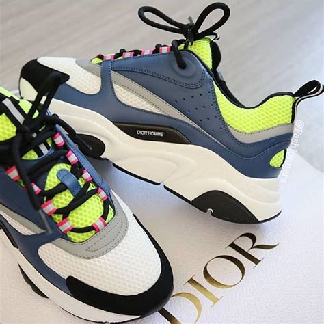 green and orange dior sneakers|Dior sneakers for men.